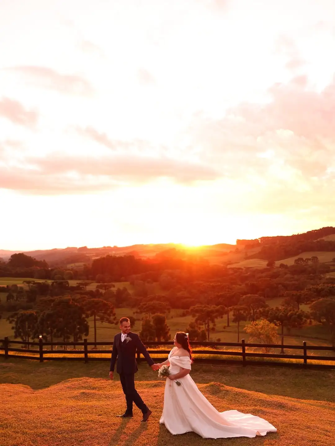 Casamento celebrado na Invernada do Sol, em meio à Serra Catarinense